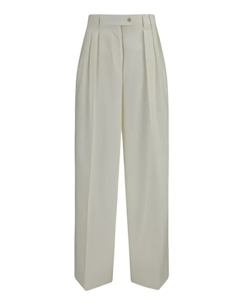 Calvin Klein Alexandra pleated tailored trousers - Nude Nude
