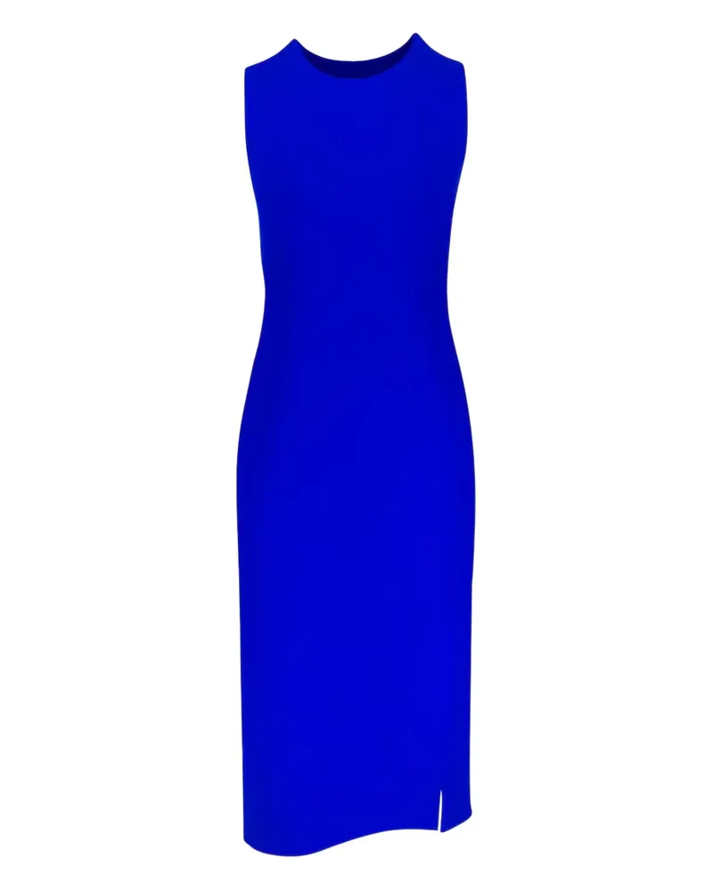 Akris sleeveless slit midi dress - Blau Blau