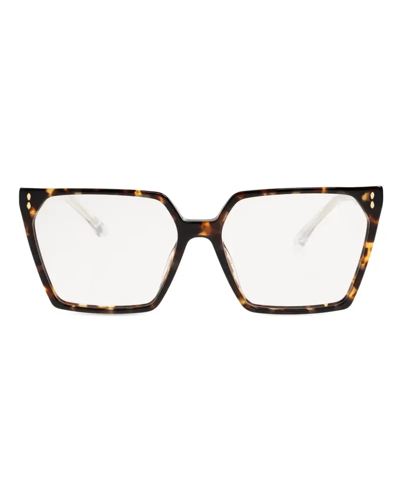 Isabel Marant geometric-frame glasses - Braun Braun