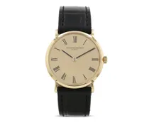 1970 Armbanduhr mit rundem Gehäuse 28mm - Gold