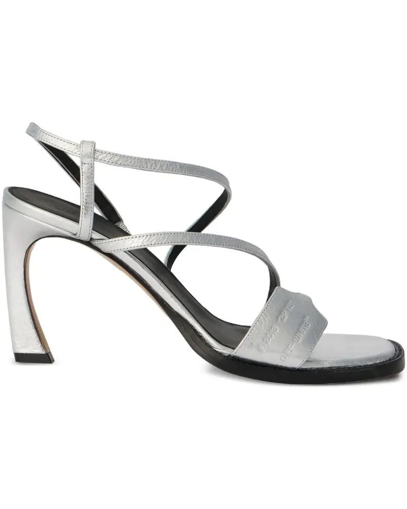 OFF-WHITE Zip Tie Loop Sandalen - Silber Silber
