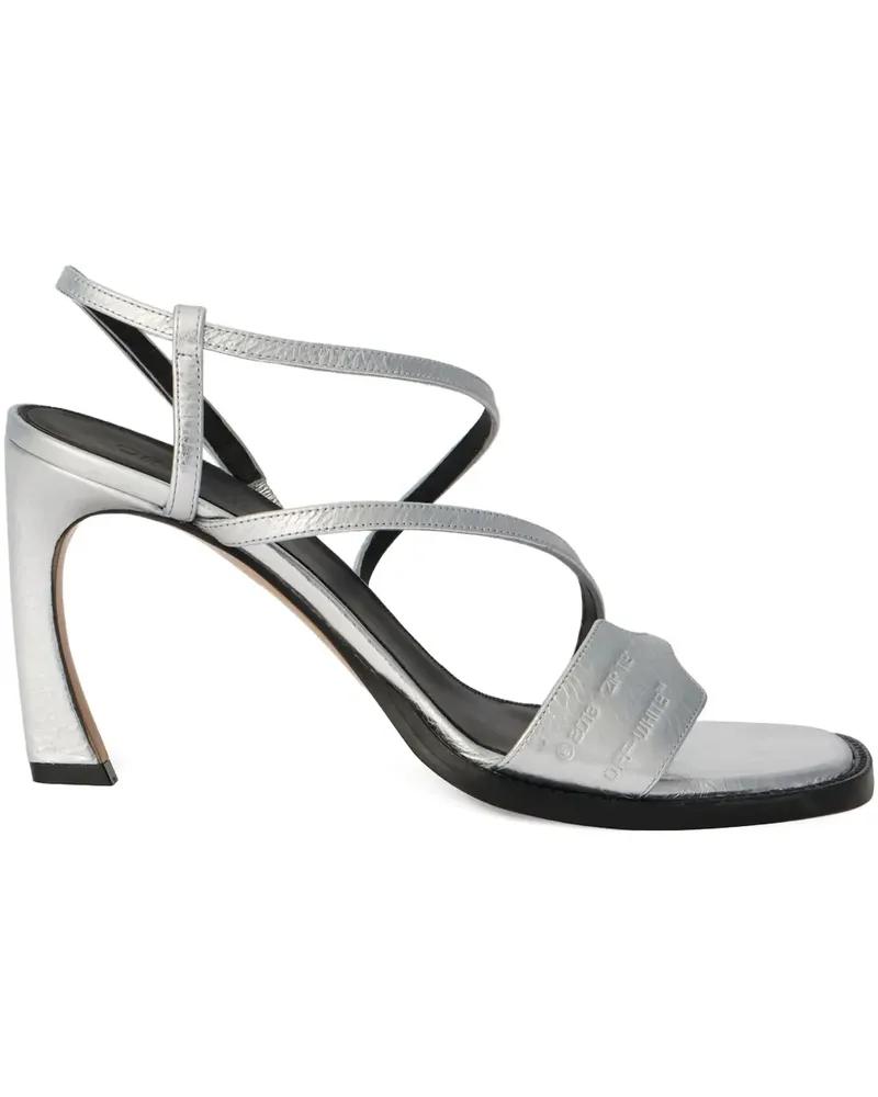 OFF-WHITE Zip Tie Loop sandals - Silber Silber