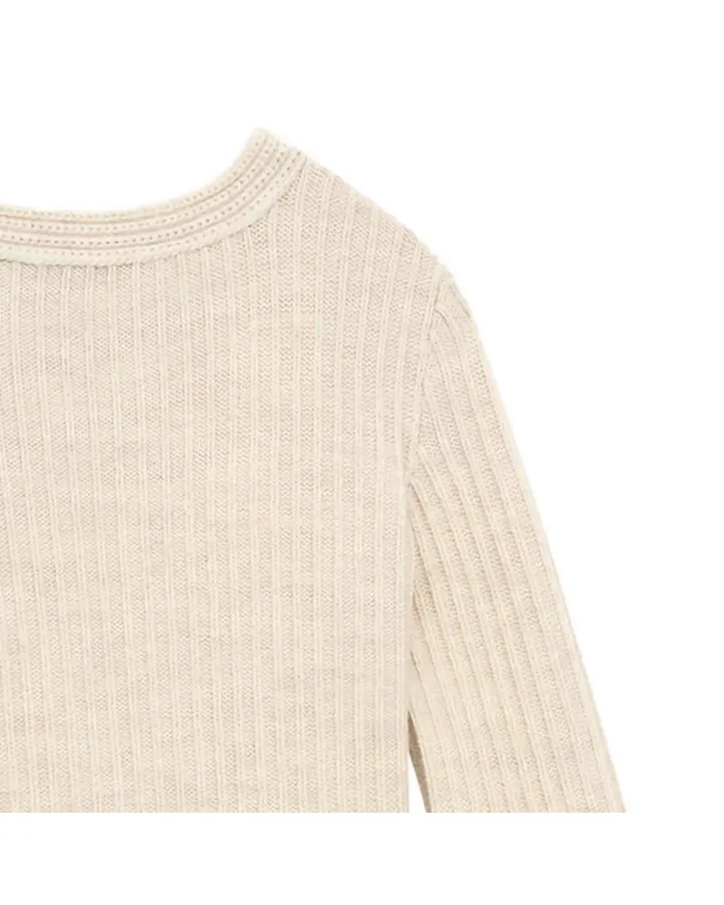 Isabel Marant Dixie ribbed-knit jumper - Nude Nude