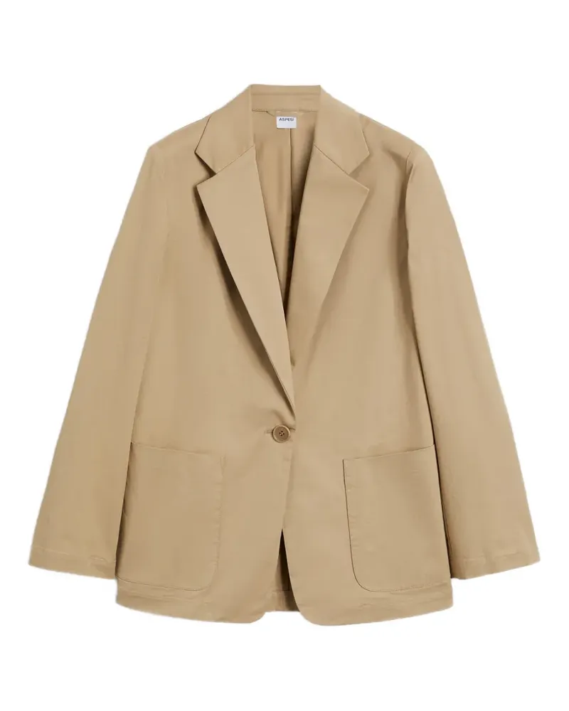 ASPESI single-breasted blazer - Nude Nude