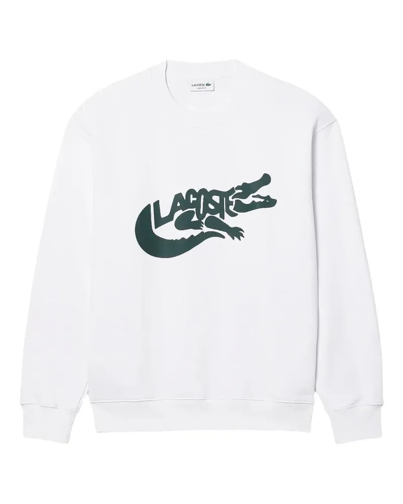 Lacoste logo-print sweatshirt - Weiß Weiß