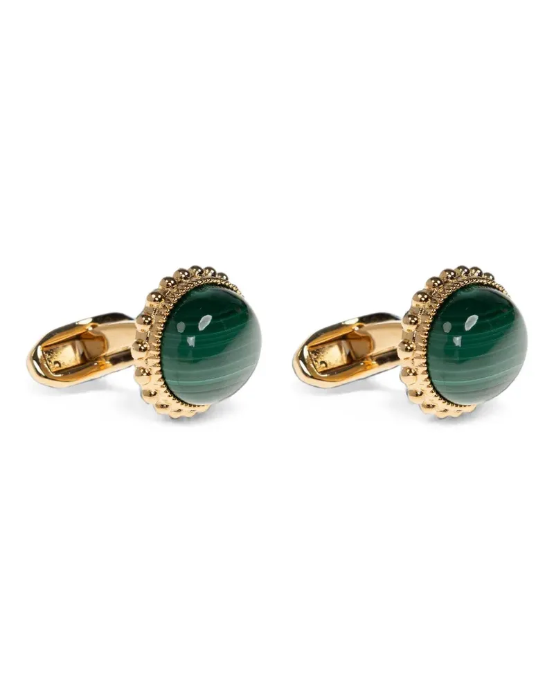 Dolce & Gabbana Manschettenknöpfe mit Perlen und Cabochon-Verzierung - Gold Gold