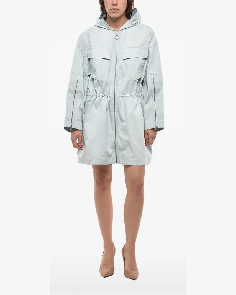 Stella McCartney Kaylah hooded parka - Blau Blau