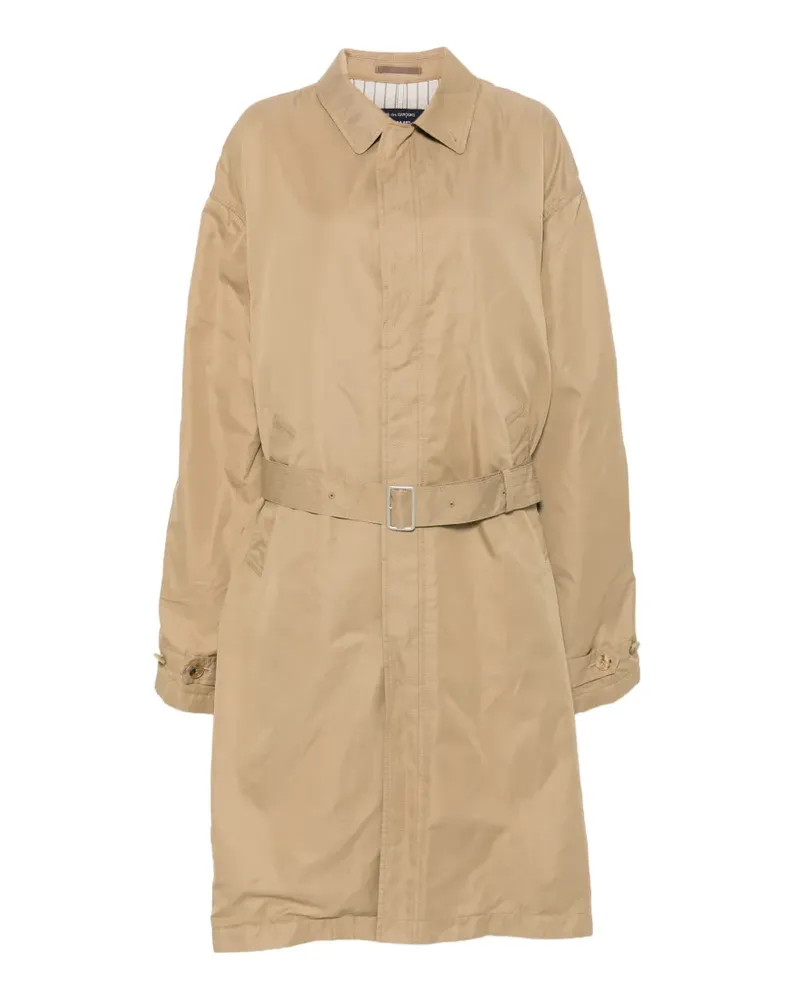 Comme des Garçons Mantel mit Gürtel - Nude Nude