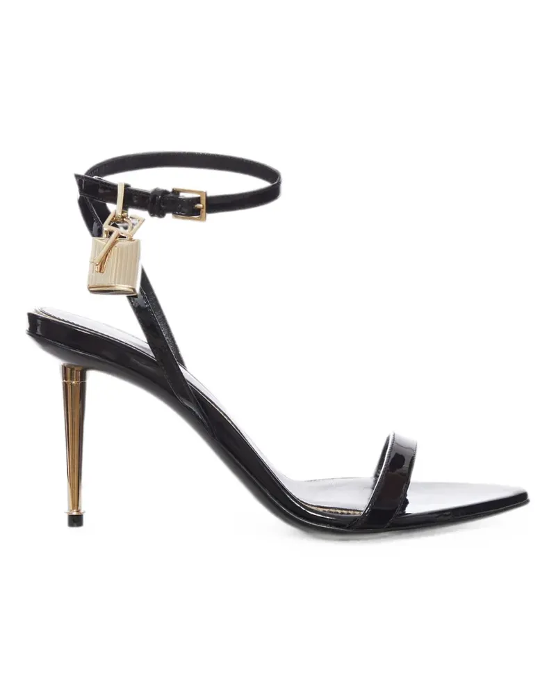 Tom Ford padlock stiletto-heel sandals - Schwarz Schwarz