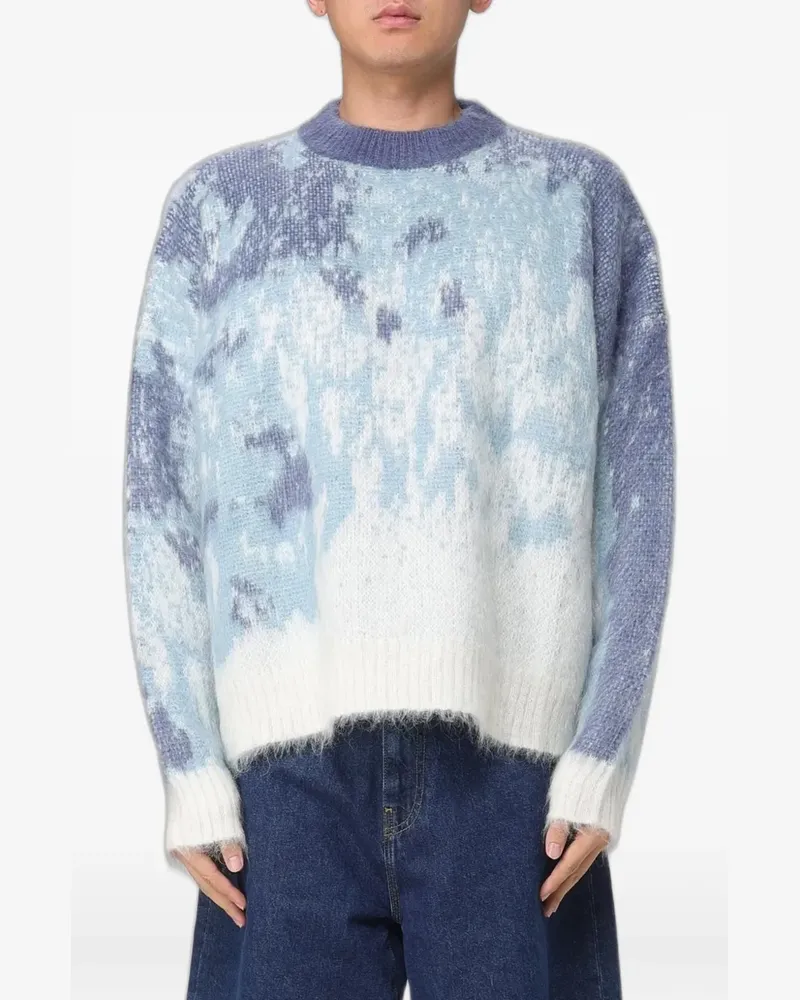 BONSAI crew-neck sweater - Blau Blau