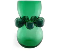 Tiffany Vase aus Glas 300mm - Grün