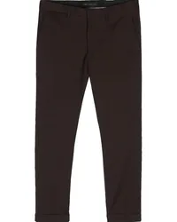 Low Brand Schmale Cooper Cropped-Hose Braun