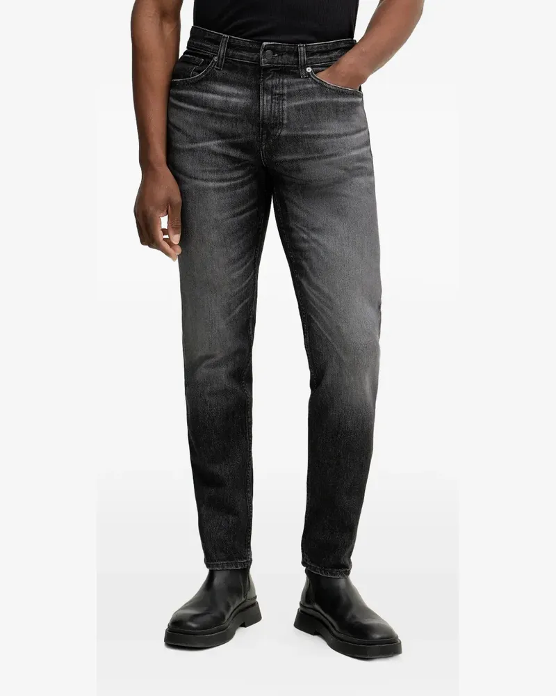 HUGO BOSS Ausgeblichene Re.Maine Jeans - Grau Grau