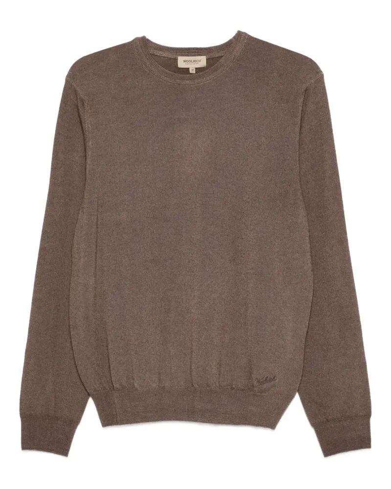 Woolrich Pullover mit rundem Ausschnitt - Braun Braun