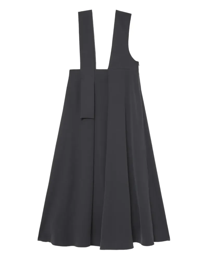 ENFÖLD Midikleid mit Falten - Grau Grau