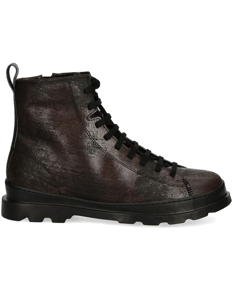 Camper Stiefeletten mit Schnürung - Braun Braun