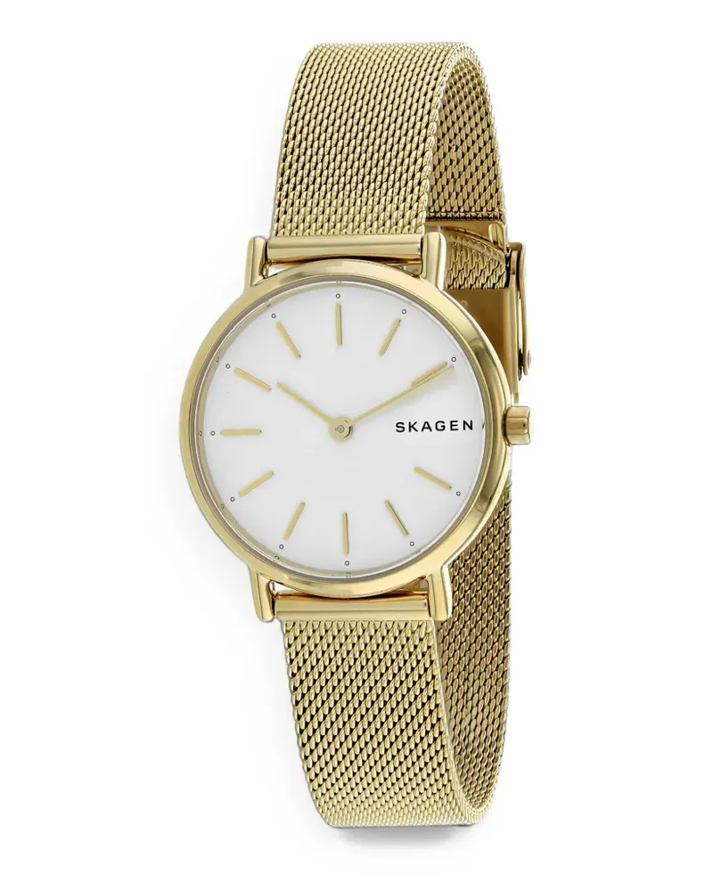 Skagen Freja mesh 30mm watch - Weiß Weiß