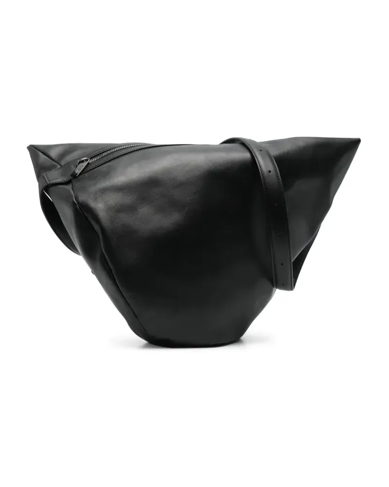 Yohji Yamamoto Schulterriemen aus Leder - Schwarz Schwarz