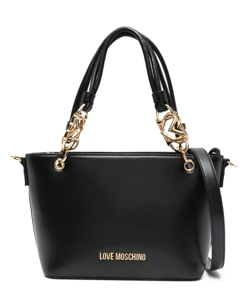 Moschino Jewel Tote Bag - Schwarz Schwarz