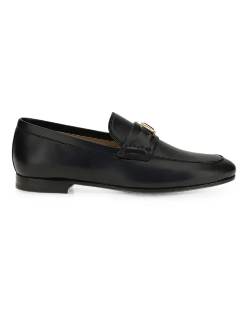 Valentino Garavani VLogo Signature leather loafers - Schwarz Schwarz