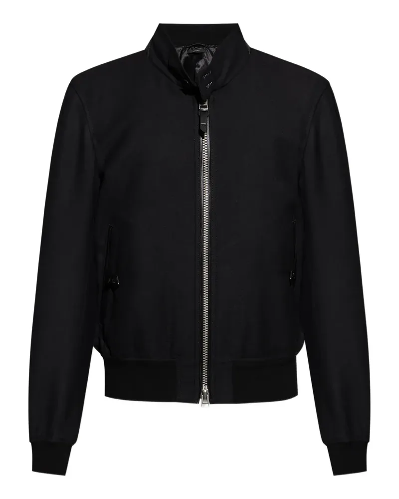 Tom Ford Bomberjacke mit Reißverschluss - Schwarz Schwarz