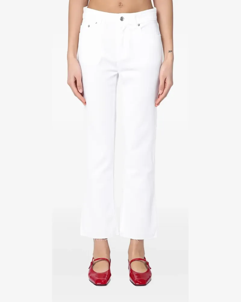 Department 5 Ausgefranste Jeans - Weiß Weiß