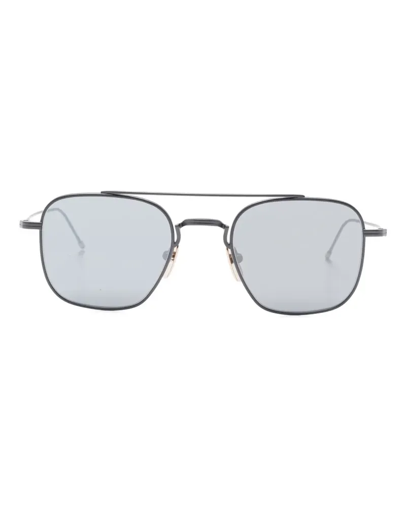 Thom Browne Getönte Pilotenbrille - Schwarz Schwarz