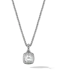 David Yurman Petite Albion Halskette mit Topas Silber