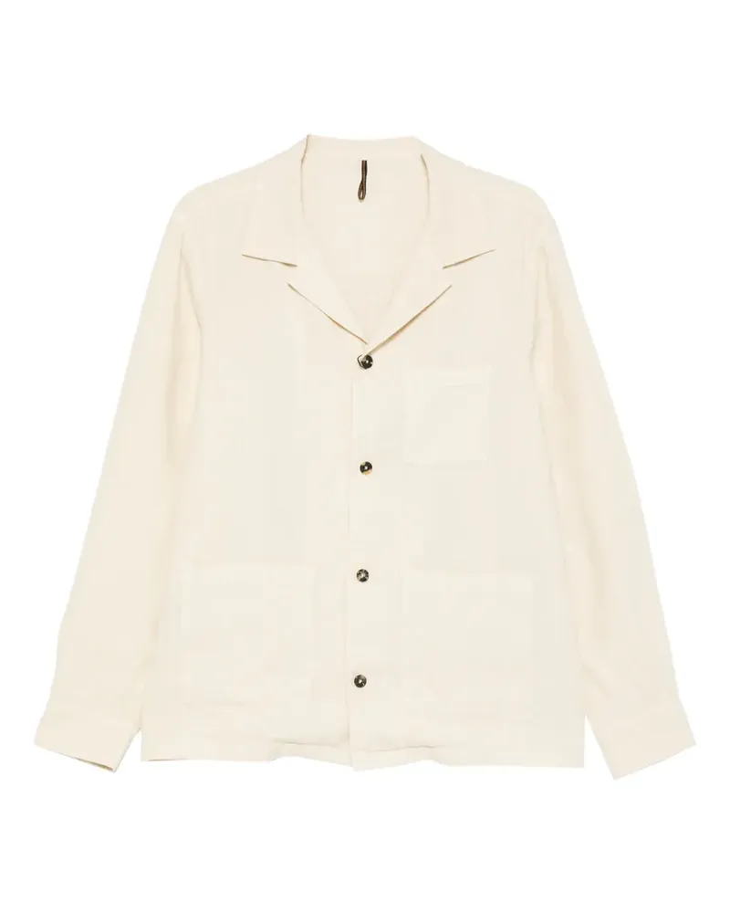 Dell'oglio Leinenhemd mit Knöpfen - Nude Nude