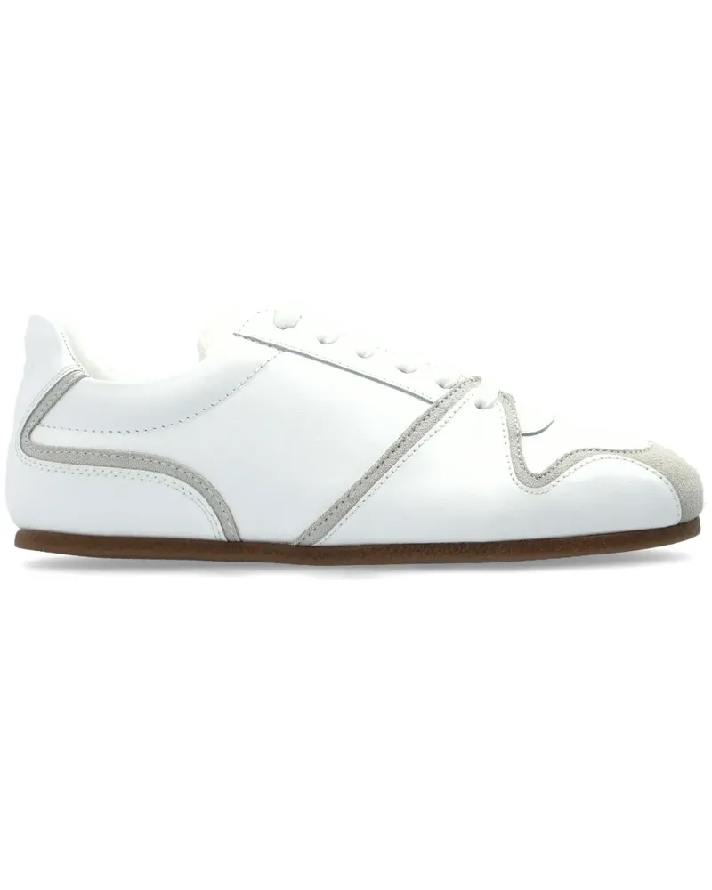 Moschino Sneakers aus Leder - Weiß Weiß