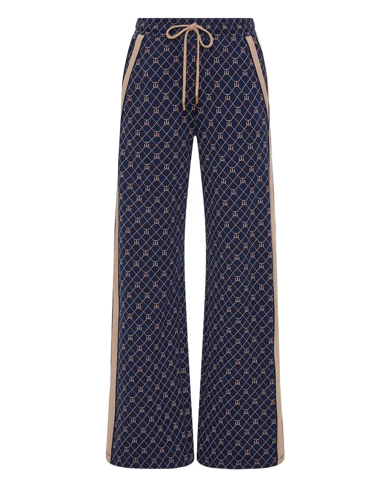 The Upside Ausgestellte Ezra Hose mit Muster - Blau Blau
