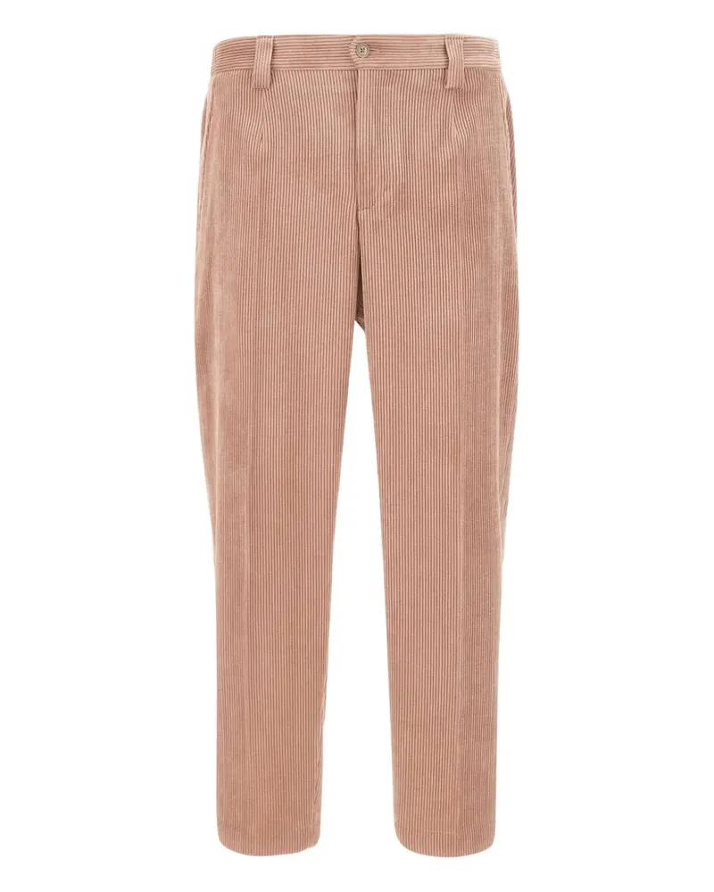 Briglia 1949 Gerippte PortofinoS Samthose - Rosa Rosa