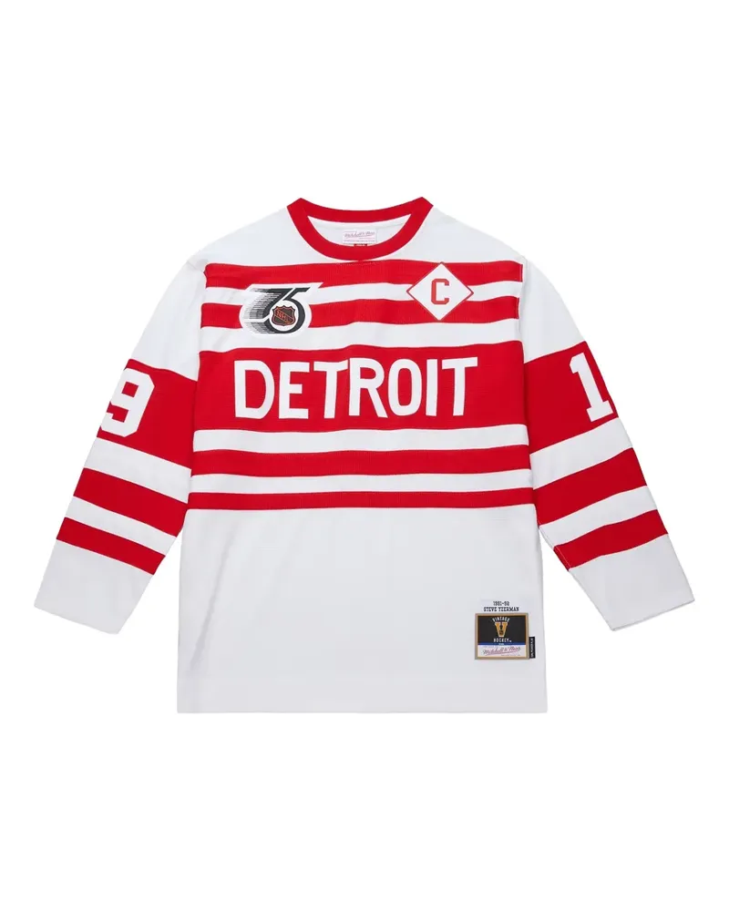 Mitchell & Ness x NHL Detroit Red Wings 1991-92 Steve Yzerman T-Shirt - Weiß Weiß
