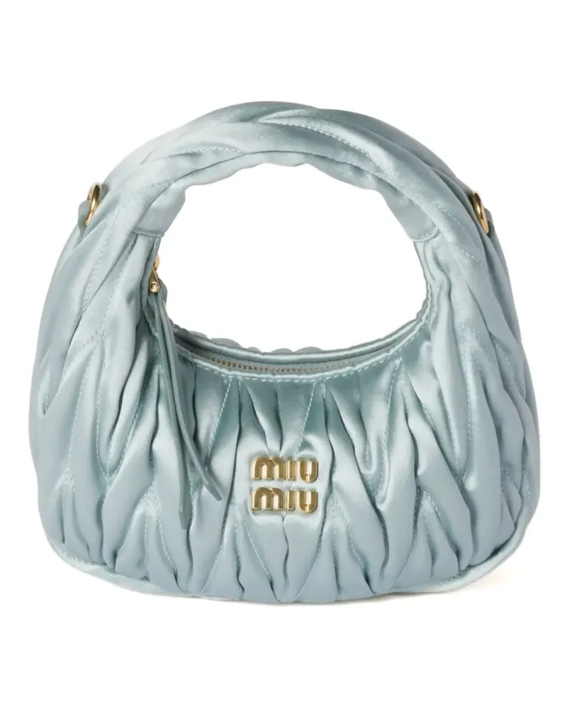 Miu Miu Mini Wander Tote Bag - Blau Blau
