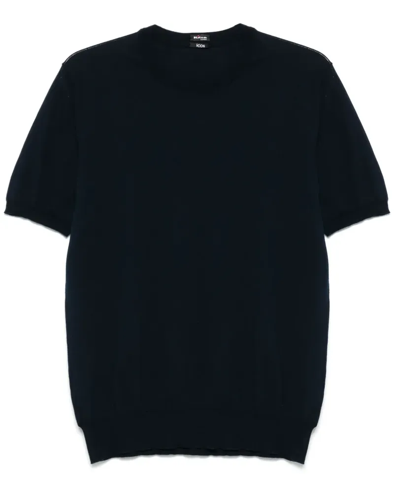 Kiton Klassisches T-Shirt - Blau Blau