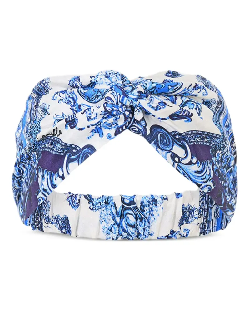 Camilla woven twist headband - Weiß Weiß