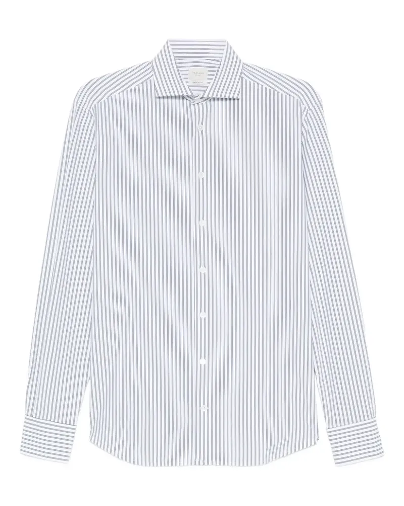 Traiano Milano Gestreiftes Hemd - Blau Blau