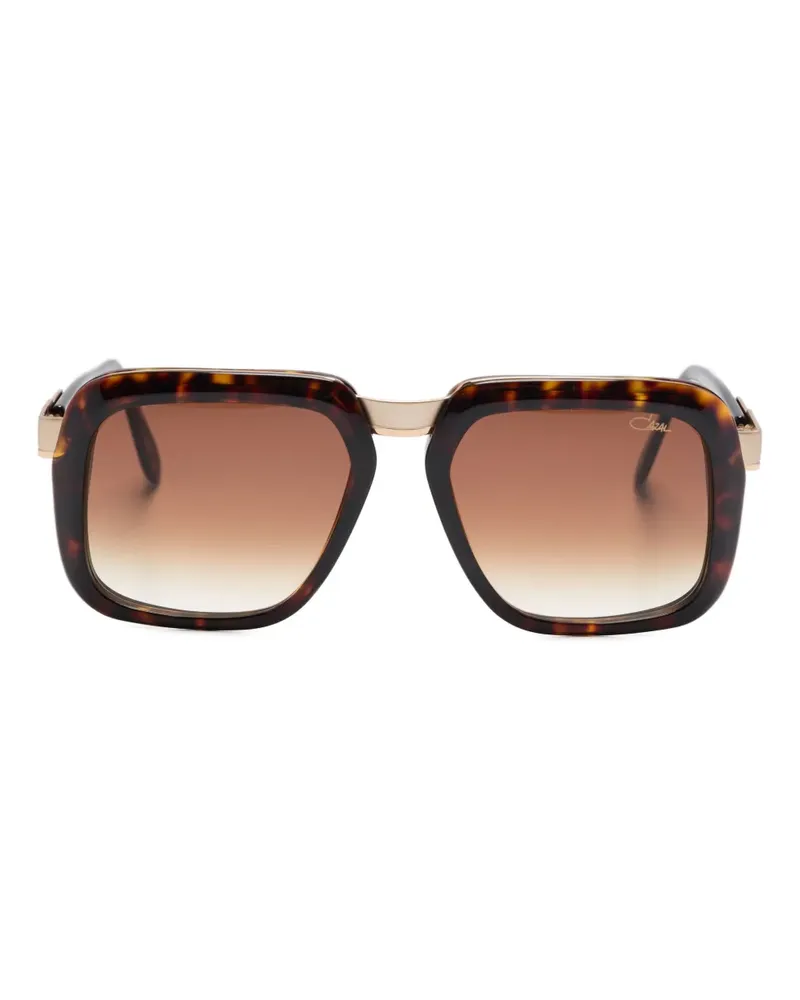 CAZAL Sonnenbrille mit eckigem Gestell - Braun Braun