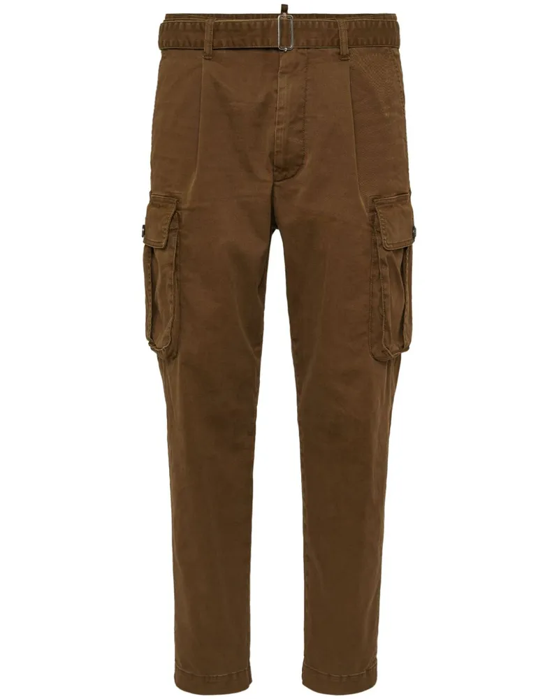 Dsquared2 Cargohose mit Tapered-Bein - Braun Braun