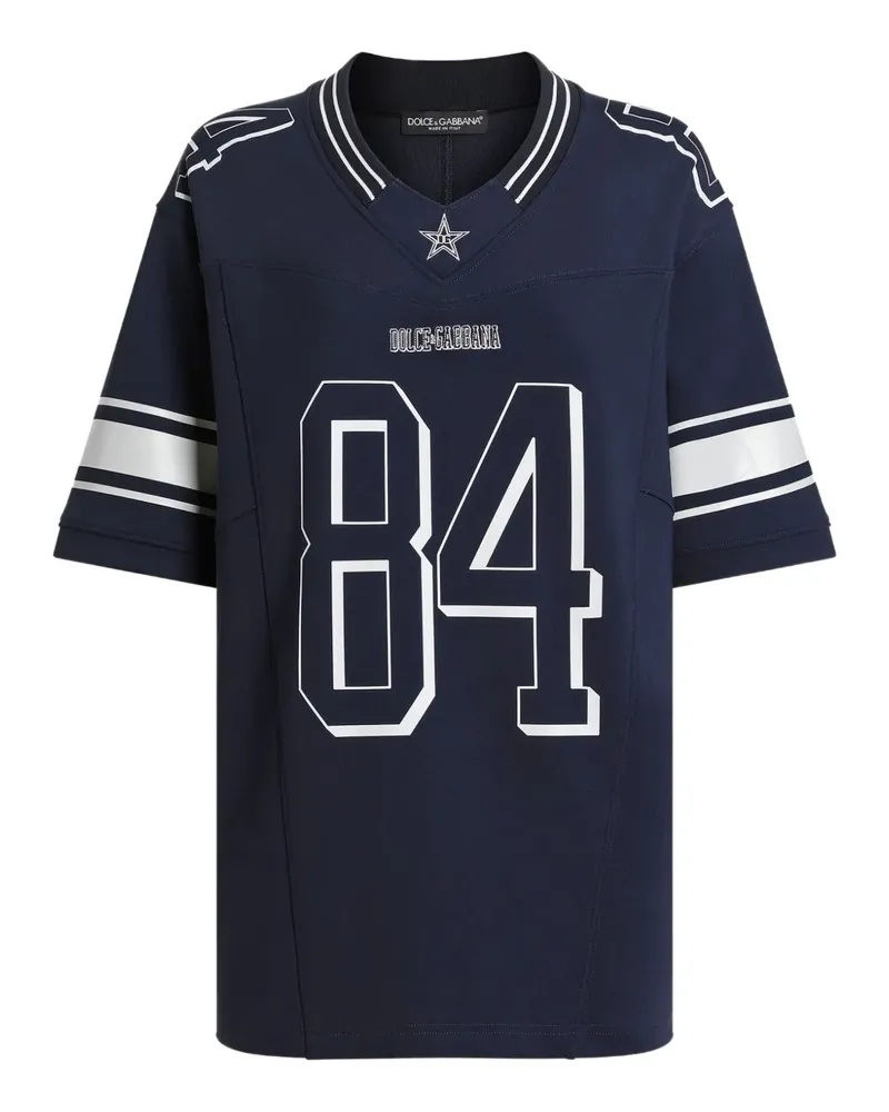 Dolce & Gabbana Number 84 Jersey - Blau Blau
