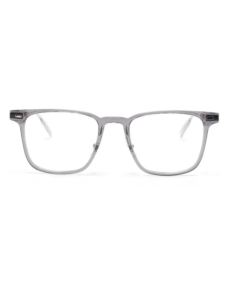 Montblanc Brille mit eckigem Gestell - Grau Grau