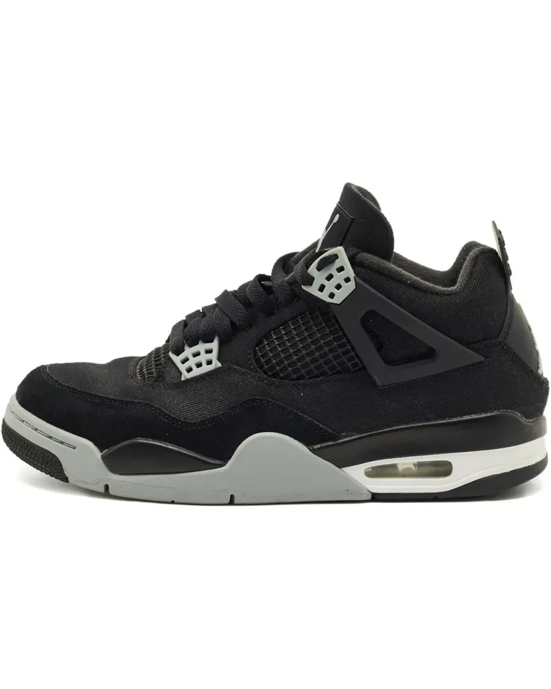 Jordan 4 canvas high-top sneakers - Schwarz Schwarz