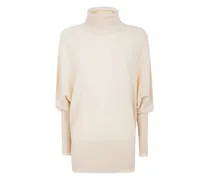 Pullover mit Rollkragen - Nude