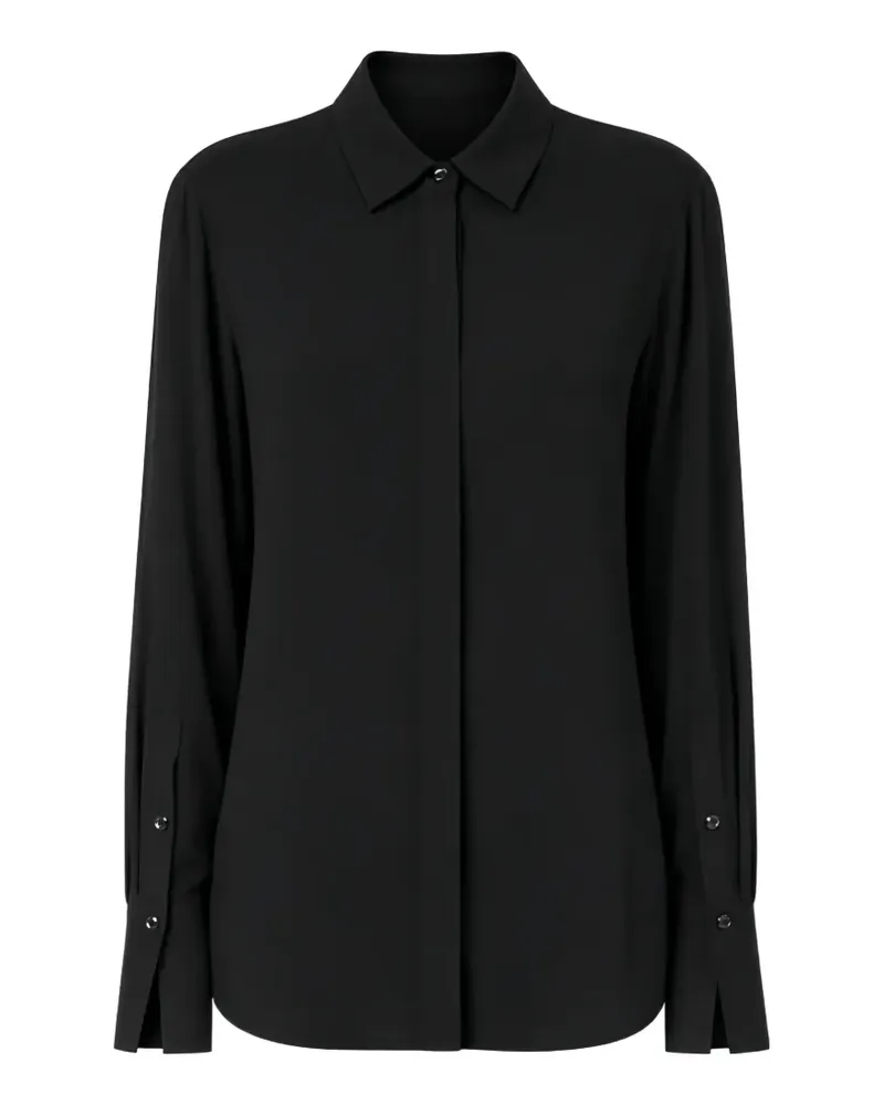 Liu Jo crepe de chine shirt - Schwarz Schwarz