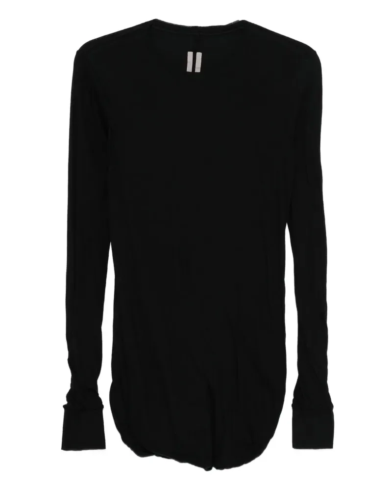 Rick Owens double-layer long-sleeve T-shirt - Schwarz Schwarz
