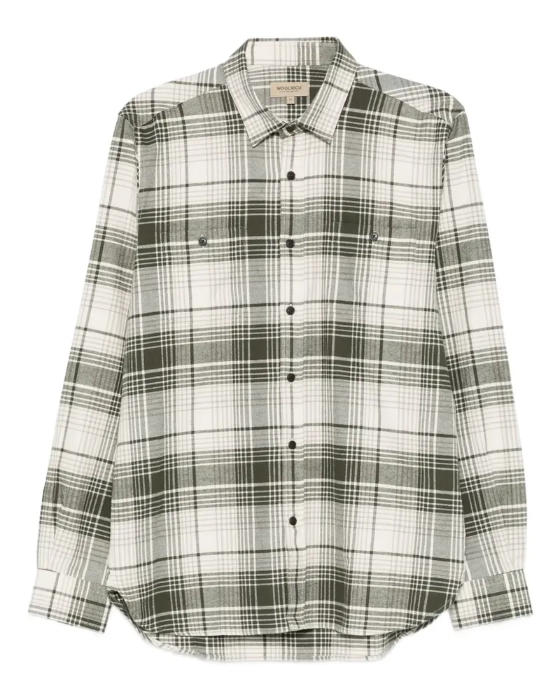 Woolrich Kariertes Hemd - Grün Grün
