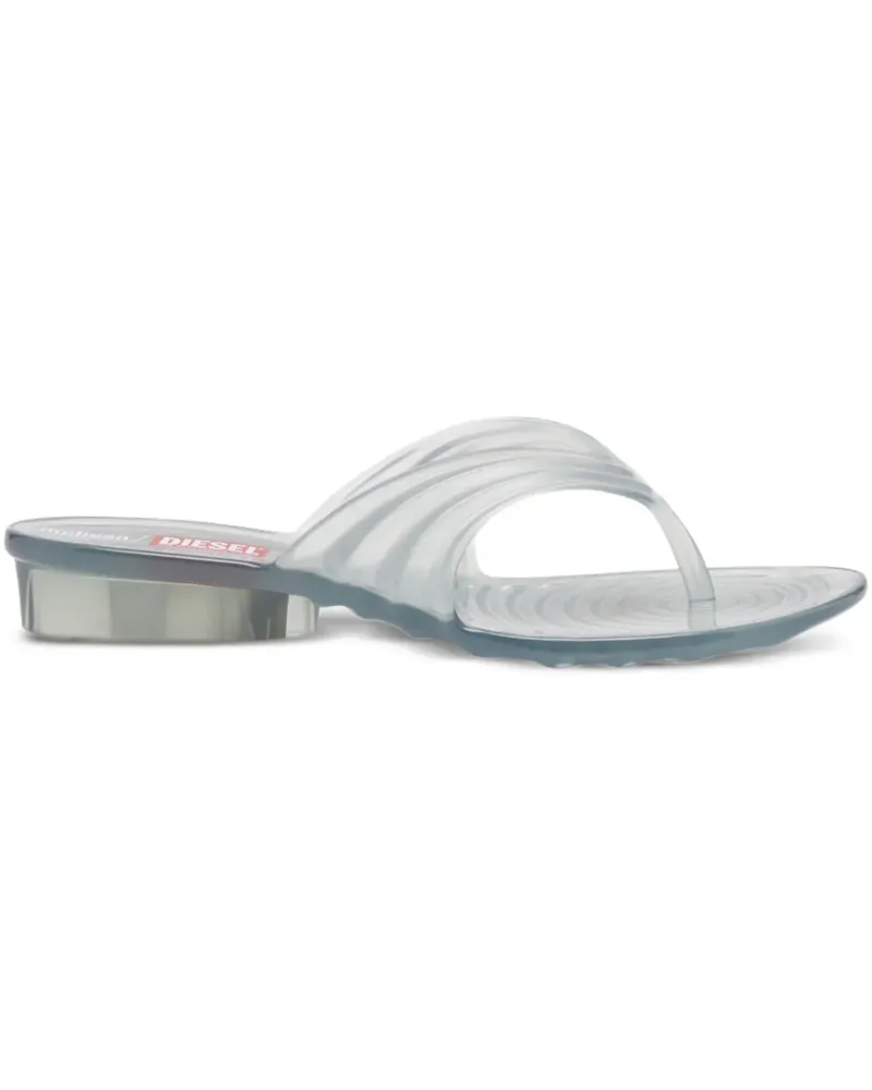 Diesel x Melissa Sandalen mit Zehensteg - Grau Grau