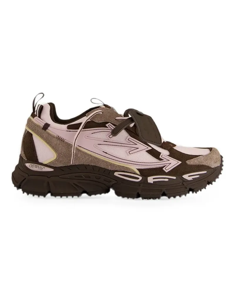 OFF-WHITE Be Right Back suede sneakers - Braun Braun