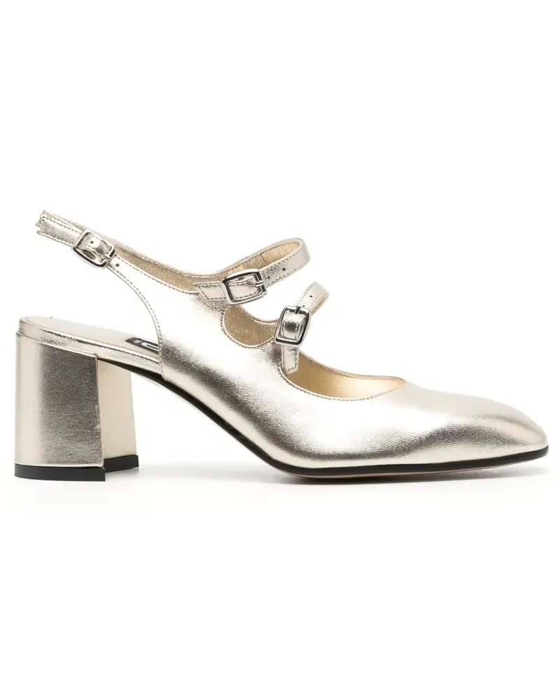 Carel Banana Slingback-Pumps 65mm - Gold Gold