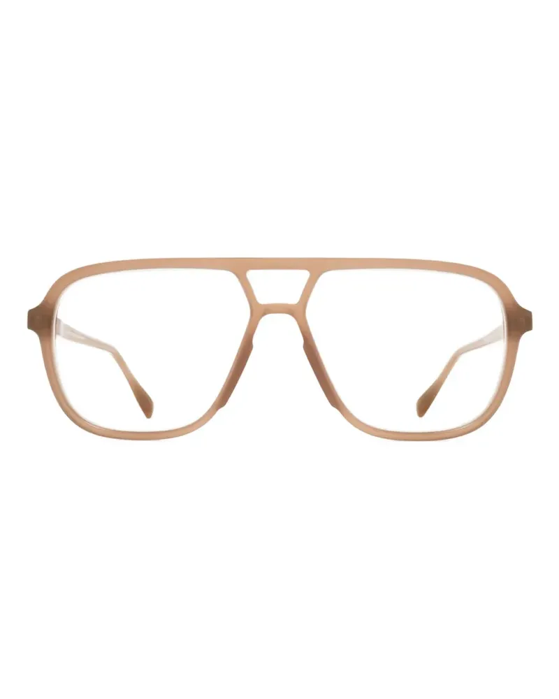 Mykita Kami double-bridge glasses - Nude Nude